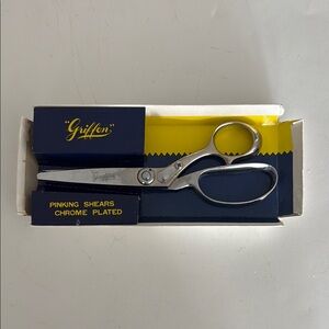 Griffon Pinking Shears Chrome Plated